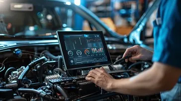 Vehicle diagnostics and workshop testing
